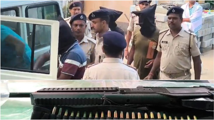 Patna police arrested criminals red handed who were extortin