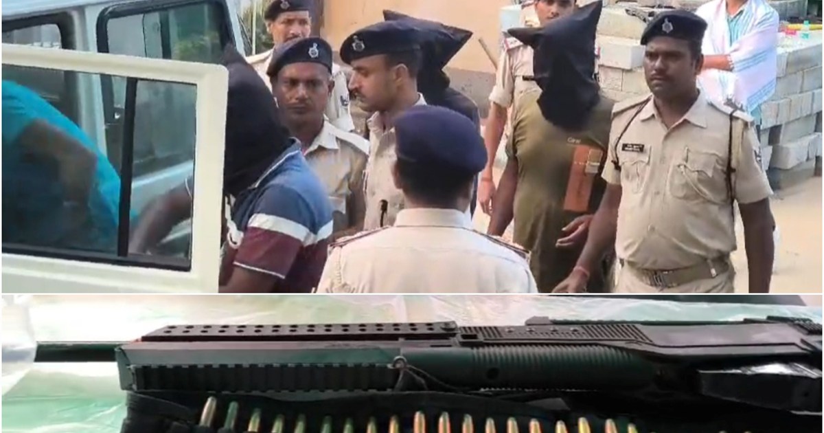 Patna police arrested criminals red handed who were extortin