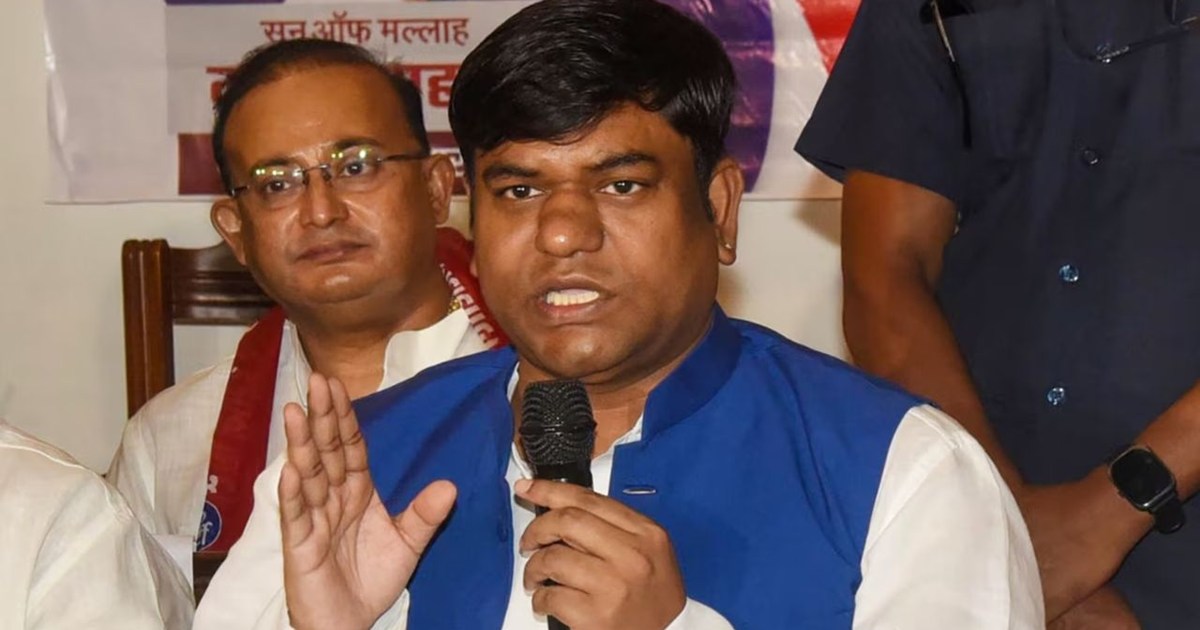 Mukesh Sahni, who staked claim to the post of Deputy CM, wil