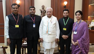 A delegation of IIS officers paid a courtesy call on Bihar Governor