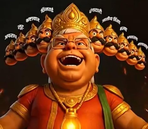 Ravana entered Bihar politics on the occasion of Vijayadasha Ravana entered Bihar politics on the occasion of Vijayadasha
