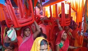 When he did not arrive for a long time