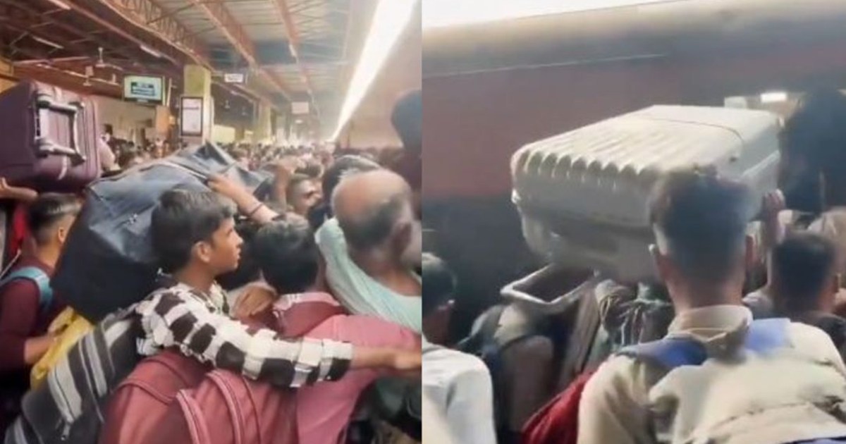 There is a huge rush in trains on the occasion of Chhath.