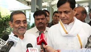 Upendra Kushwaha calmed down after reaching Delhi in anger