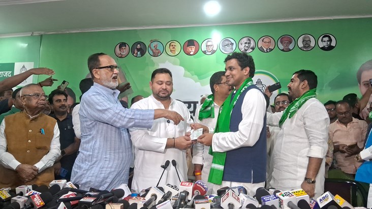Tejashwi gave a big blow to Nitish Kumar