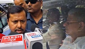 NDA leaders gathered at Sanjay Jha's residence after returning from Delhi