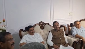 JDU-BJP leaders gathered at the Deputy CM's residence