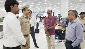 The DM took cognizance of the ruckus and violence at Patna airport