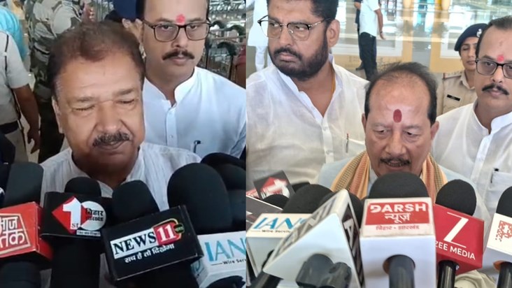 NDA alliance leaders reached Patna from Delhi