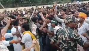 Police lathi-charged people at Chirag's public rally