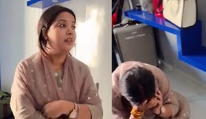 When Pawan Singh's wife Jyoti went to meet him, the police arrived.
