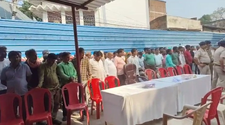 The police here arrested 110 criminals in one day