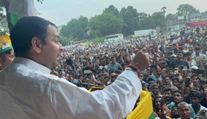 By announcing his candidature for the assembly seat