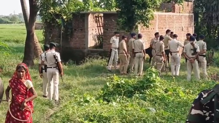 Police recovered a cache of weapons at this place in the cap