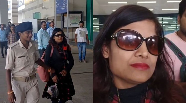 The woman was roaming around the airport for three days The woman was roaming around the airport for three days