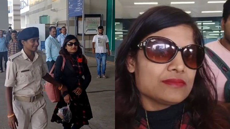 The woman was roaming around the airport for three days