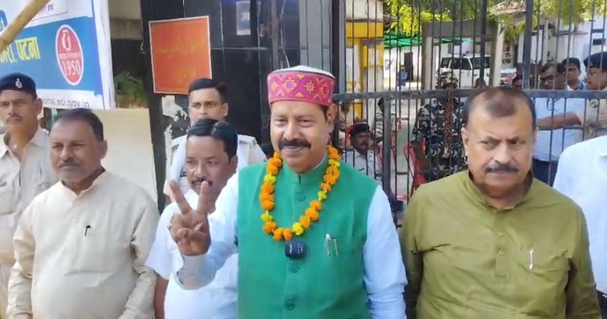 Bhai Virendra, three-time MLA from Maner, filed his nominati