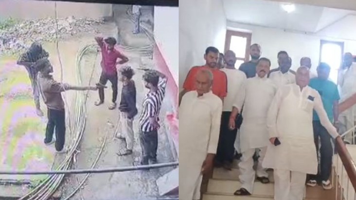 Video footage of the murder of a BJP leader's son has surfac