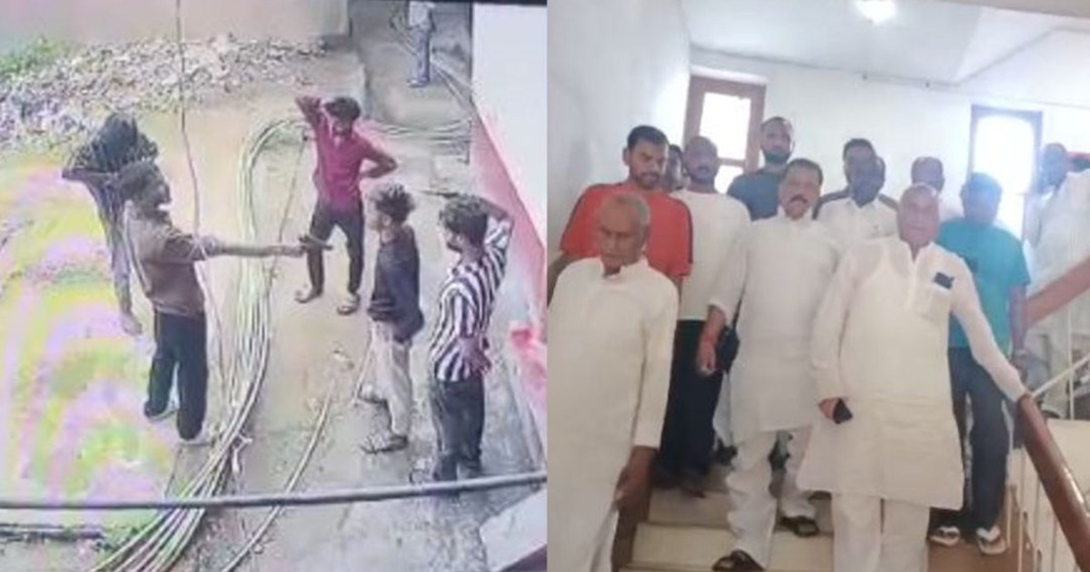 Video footage of the murder of a BJP leader's son has surfac