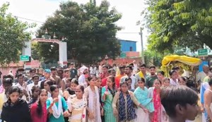 Students took to the streets in Kaimur