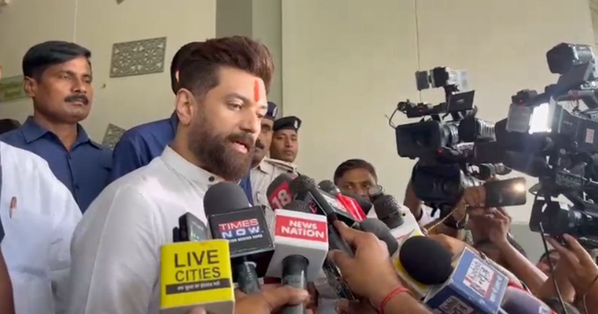 Chirag thanked JDU-BJP for this.