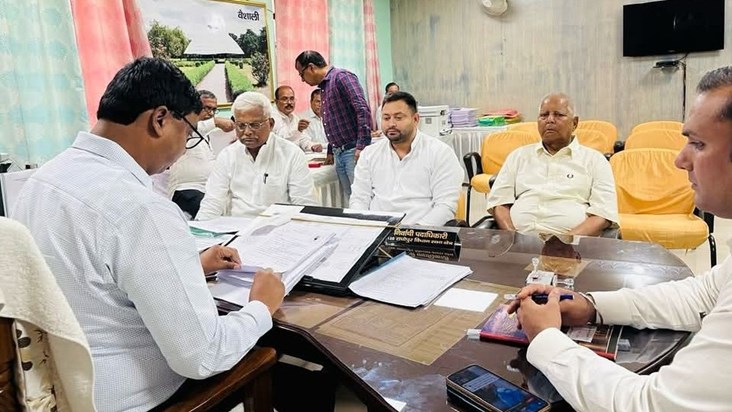 After nomination, Tejashwi made a big claim in Hajipur