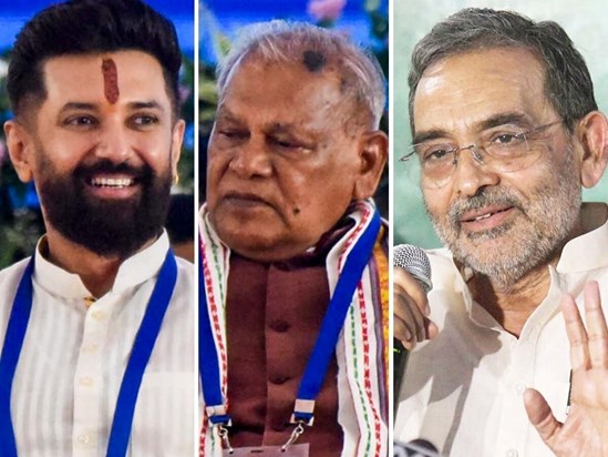 While Chirag is elated with seat sharing, Manjhi and Kushwah While Chirag is elated with seat sharing, Manjhi and Kushwah