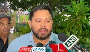 Tejashwi, enraged over the Mokama incident, said
