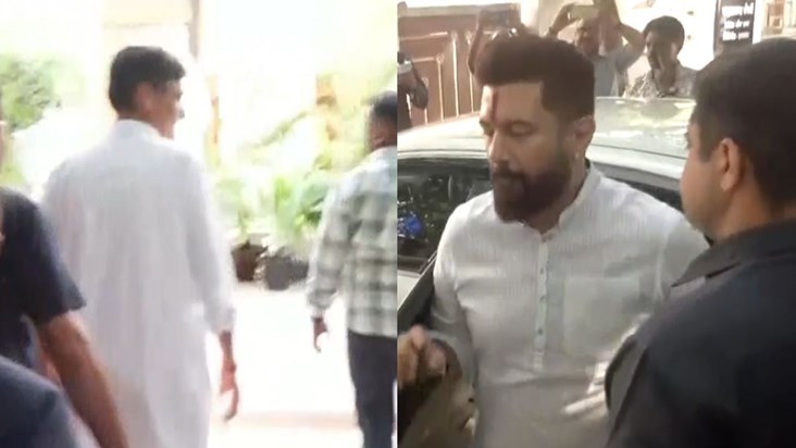 Nityanand Rai again reached Chirag's residence