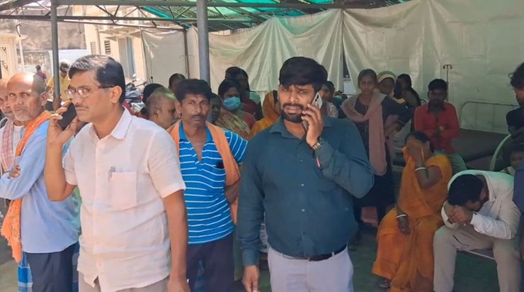 Two teachers going for election duty training met with a roa Two teachers going for election duty training met with a roa