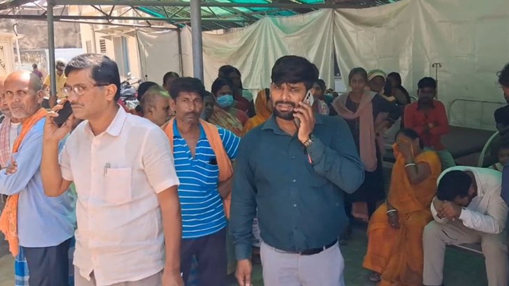 Two teachers going for election duty training met with a roa
