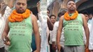 गया जी में नामांकन दाखिल करने अनोखे अंदाज में पहुंचे प्रत्याशी, लोगों ने कहा 'पब्लिसिटी स्टंट...'