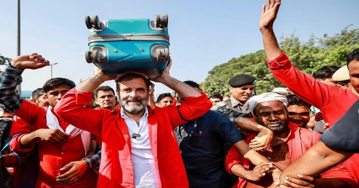 rahul gandhi in kuli character news