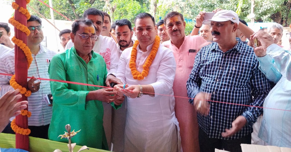 Inauguration of Kanwaria camp regarding Anant Chaturdashi fa