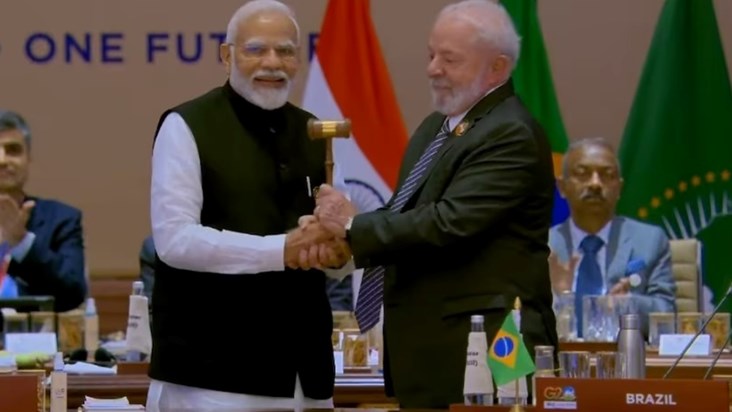 Next year's presidency handed over to Brazil in the second m Next year's presidency handed over to Brazil in the second m