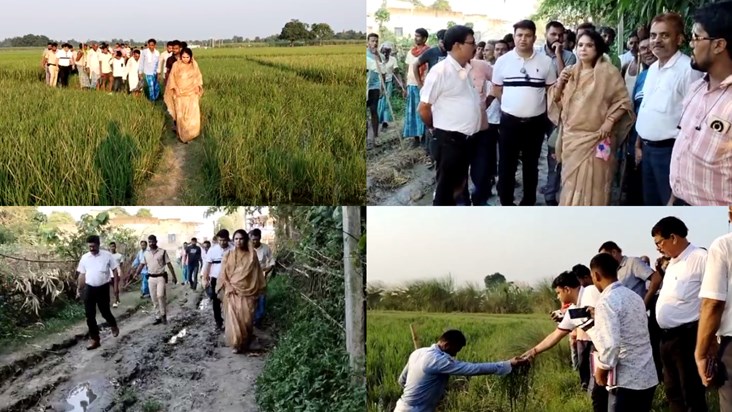 BJP MLA reached farms and fields, talked about giving compen