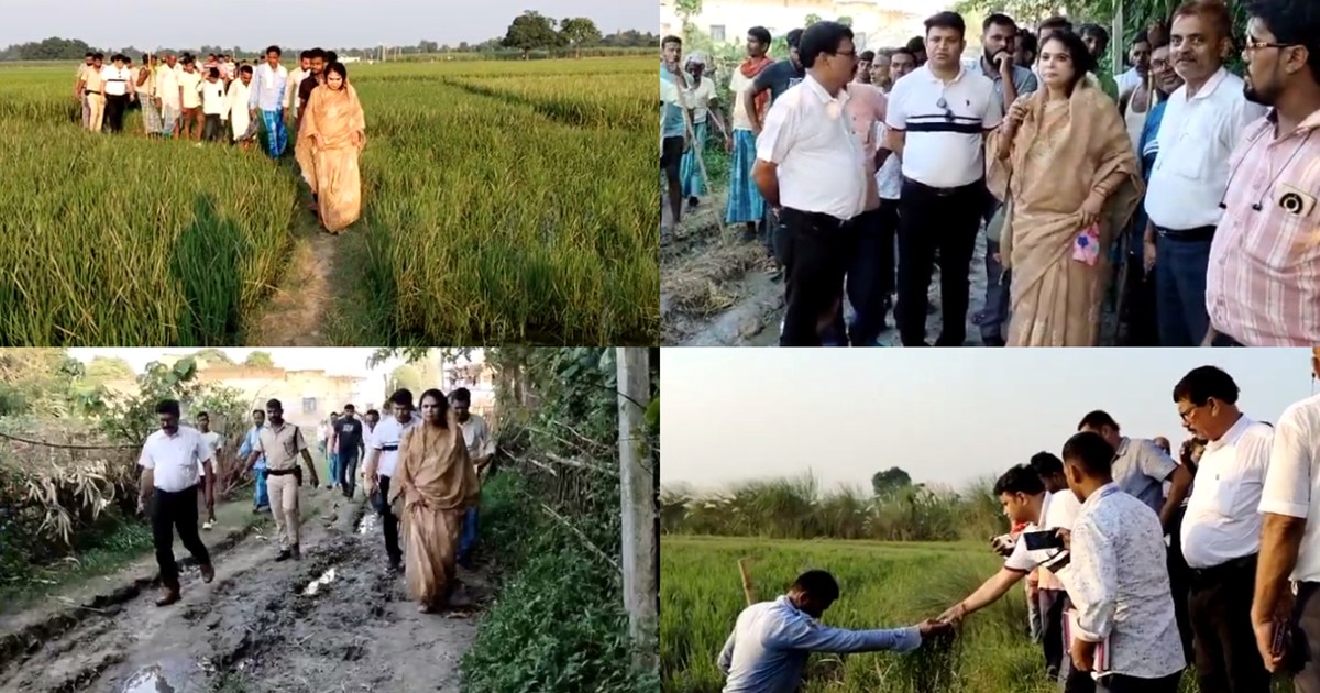 BJP MLA reached farms and fields, talked about giving compen