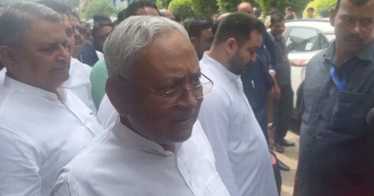 CM Nitish again said on women's reservation bill, 'This is a