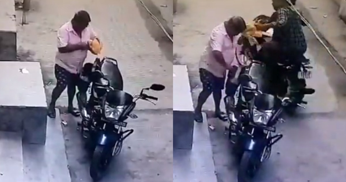 Thieves snatched Rs 5 lakh from businessman and ran away, CC