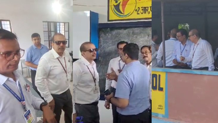 KK Pathak suddenly reached school early in the morning, taug KK Pathak suddenly reached school early in the morning, taug