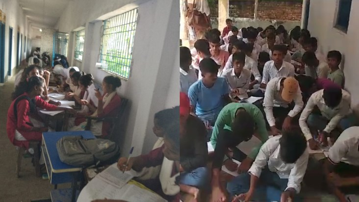 Plight of school in CM Nitish's home district, students sitt