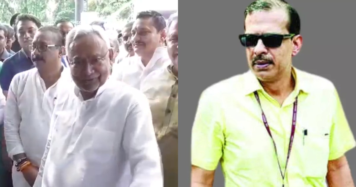 CM Nitish finally broke the silence regarding KK Pathak, sai