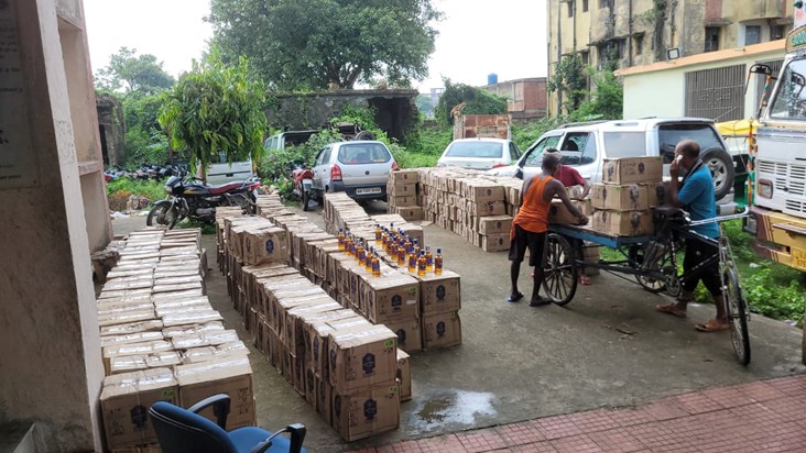 Lalpani's business under the guise of grain business, the po