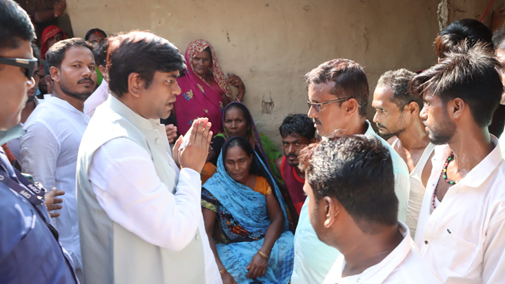 mukesh sahani meet muzaffarpur boat accident families