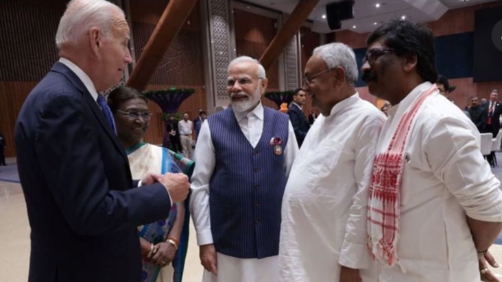 CM Nitish finally met PM Modi, US President was also seen wi