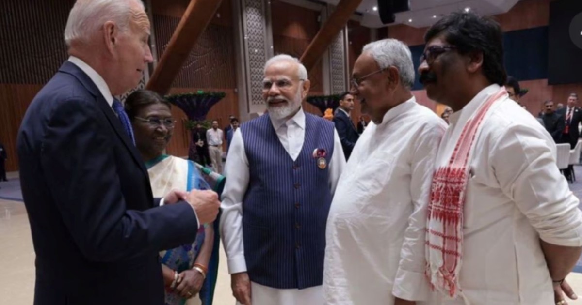 CM Nitish finally met PM Modi, US President was also seen wi