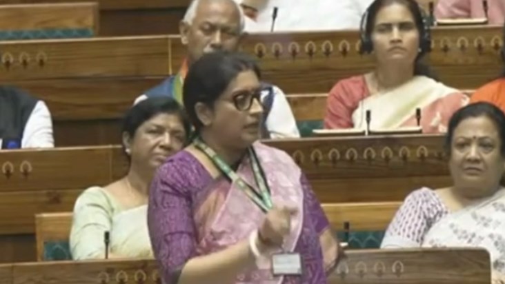 Smriti Irani spoke highly on Women's Reservation Bill, also 