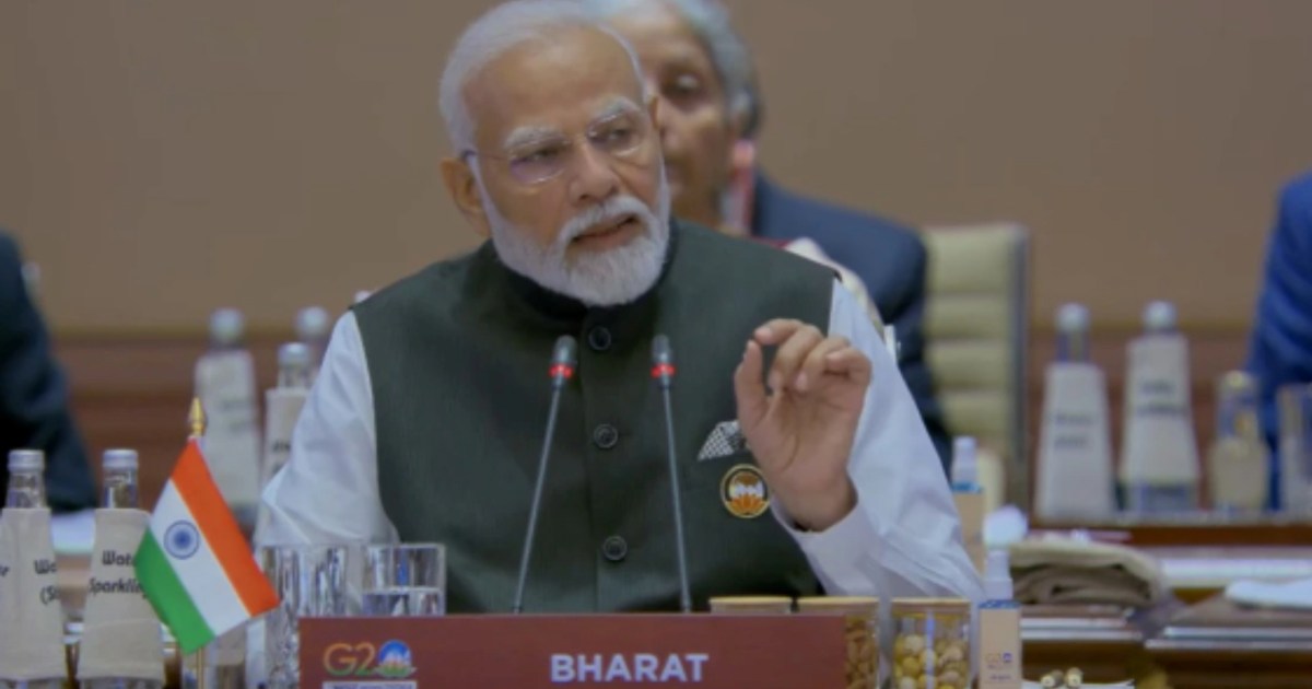 PM Modi's big step on the international stage, 'India' seen 