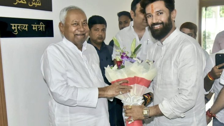 Chirag Paswan met CM Nitish, know what happened