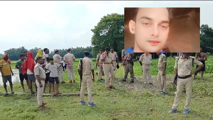 In Katihar, a youth was beaten up in front of the Mukhiya on
